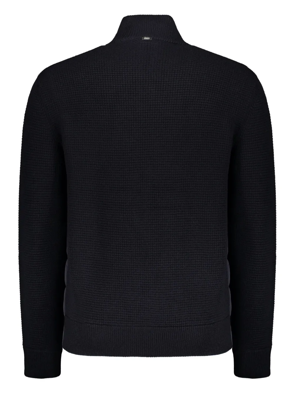 Herno Patchwork Down Jacket In Black
