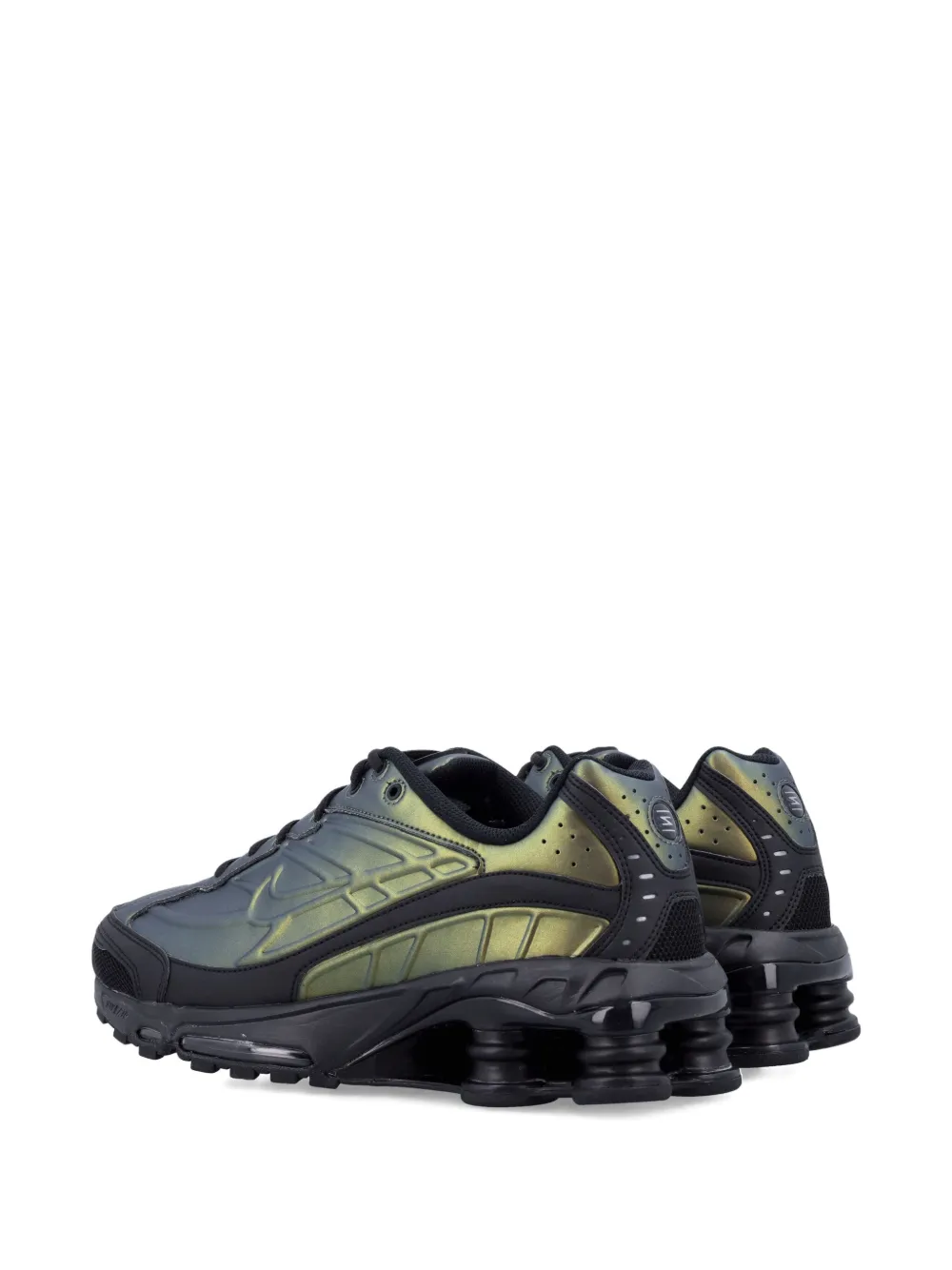 Nike Shox Ride 2 Black Cargo Khaki Sneakers In Animal Print