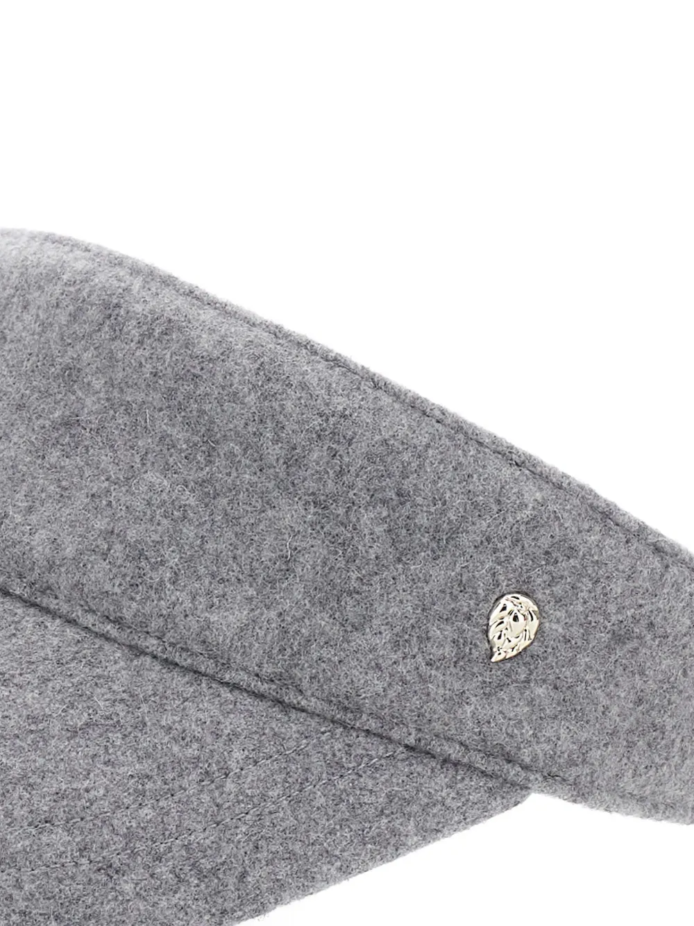 Helen Kaminski Berkley Logo-detail Wool Visor In Gray