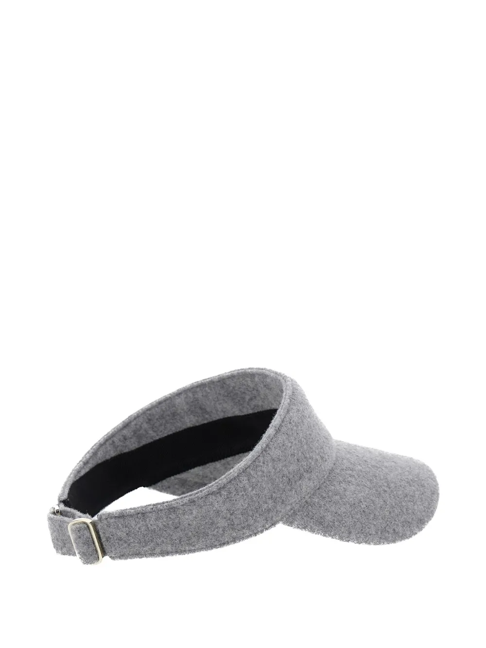 Helen Kaminski Berkley Logo-detail Wool Visor In Gray