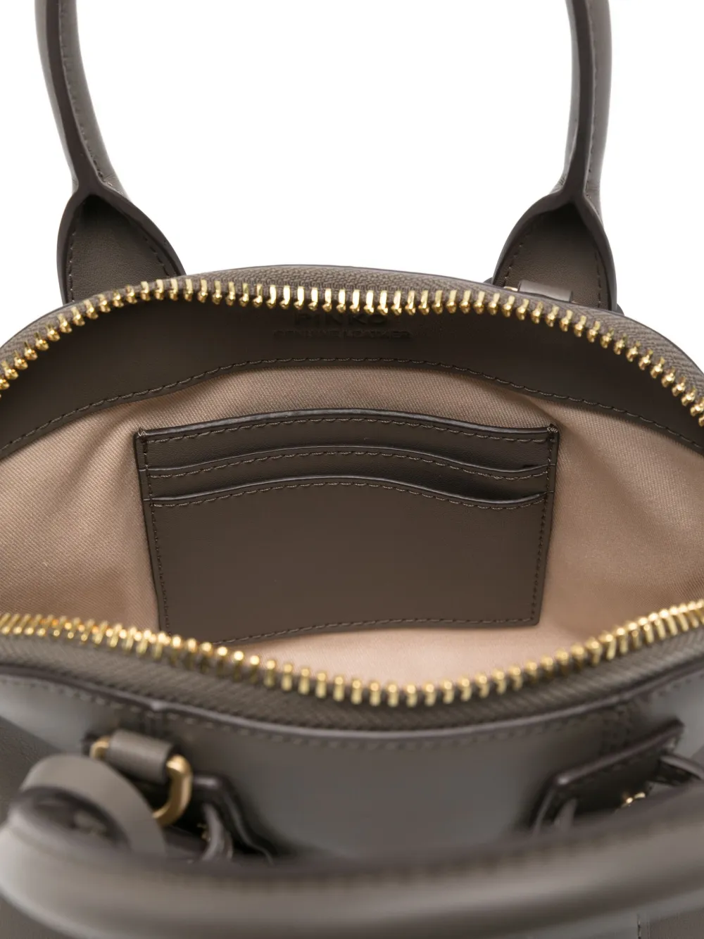 Pinko Buckle-detailing Shoulder Bag In Gray