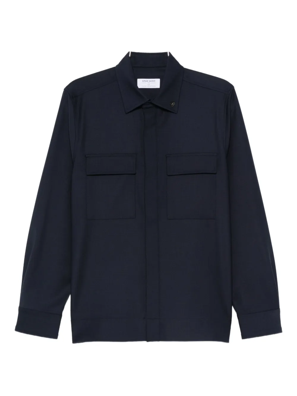 Gran Sasso flap-pocket shirt | Blue | Image 1