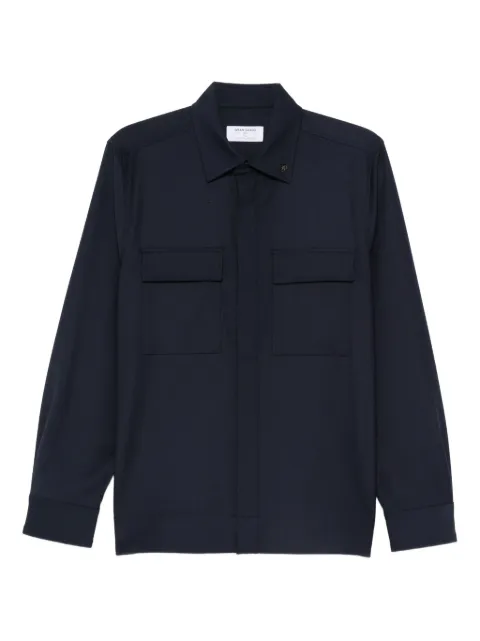 Gran Sasso camisa con bolsillos y solapa