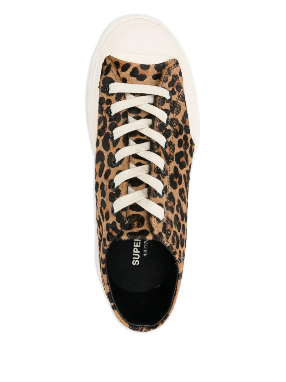 Superga S2161QW pumps met luipaardprint Bruin