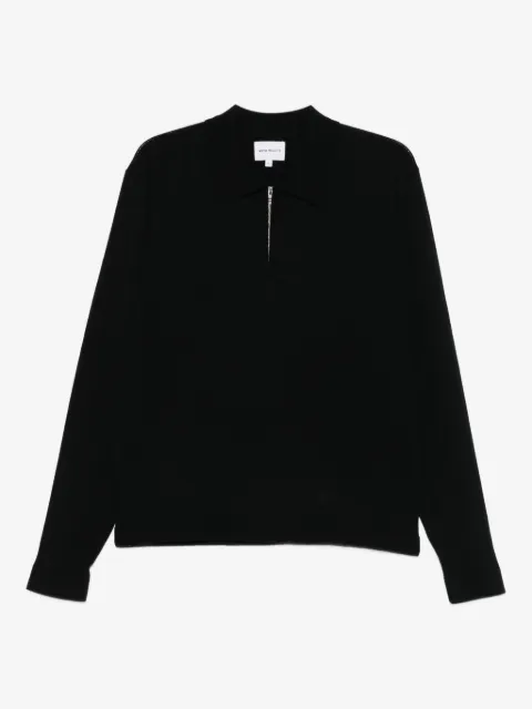 Norse Projects zip-neck polo shirt