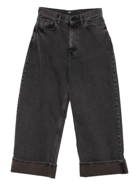 3x1 cotton wide-leg jeans 