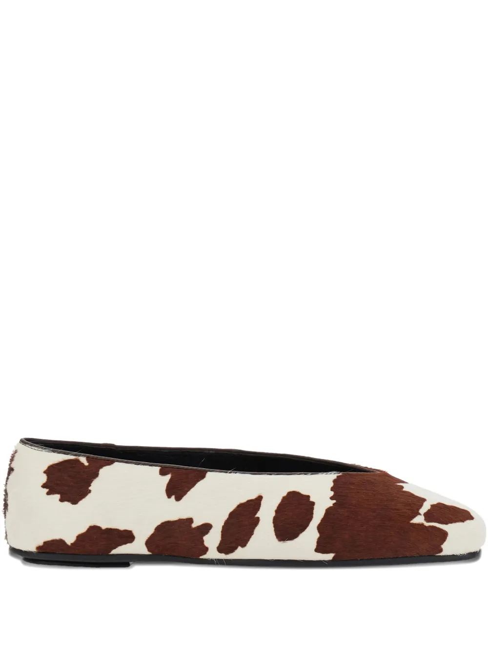 Jeffrey Campbell Ballerine con stampa - Bianco