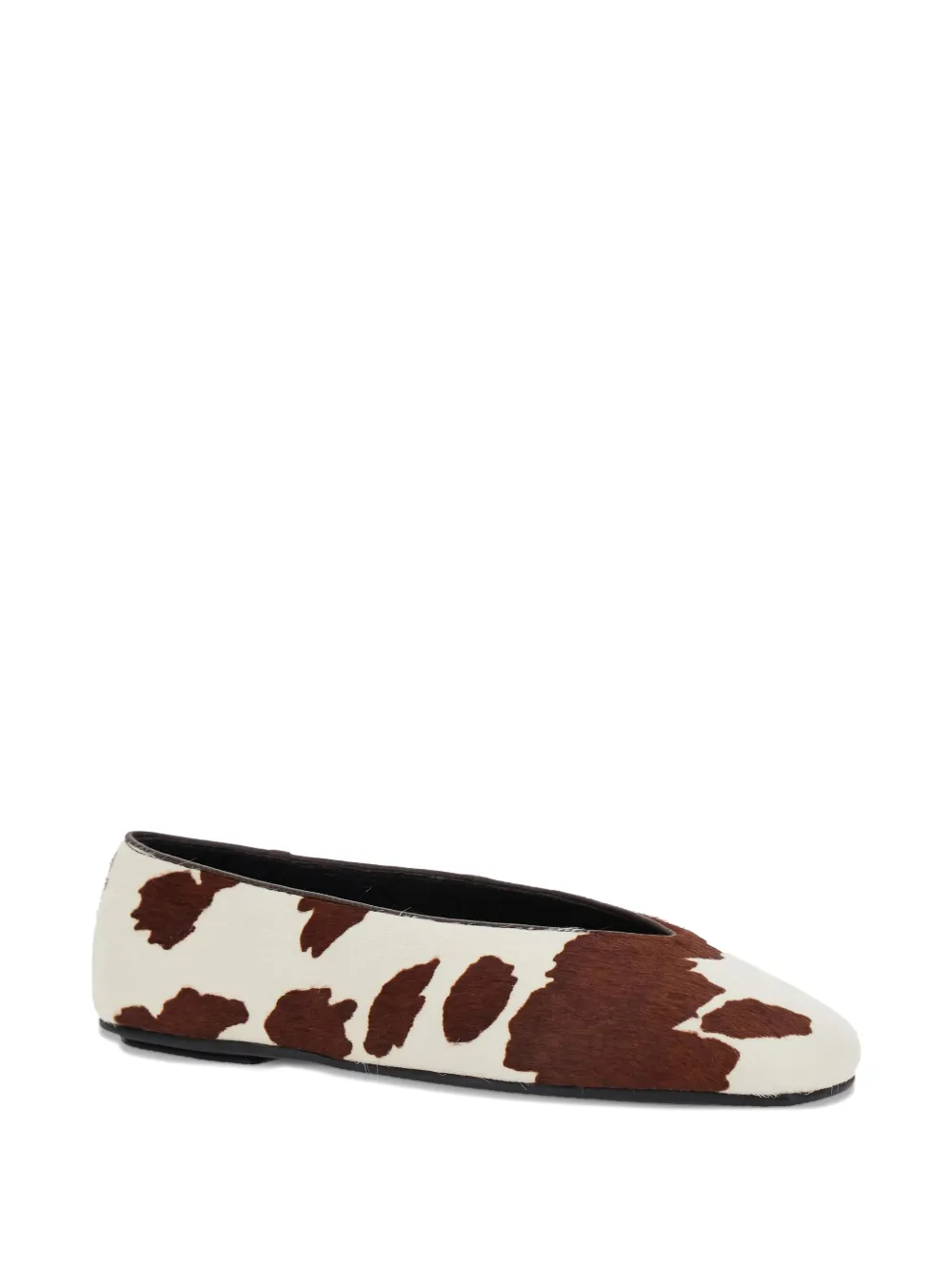 Jeffrey Campbell Ballerina's met animalierprint Wit