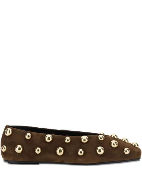 Jeffrey Campbell studded suede ballet flats