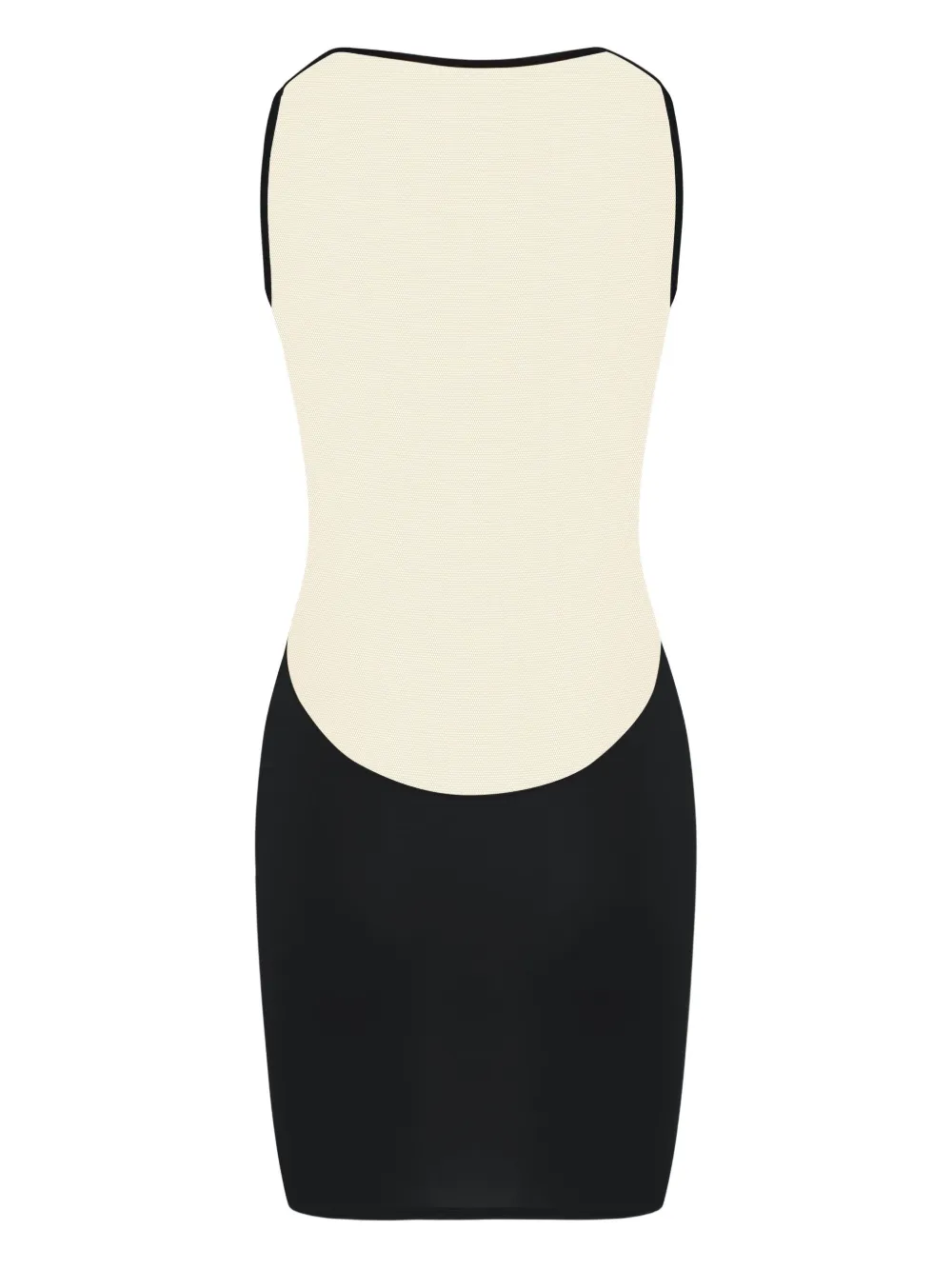 Maison Close v-neck mini dress - Zwart