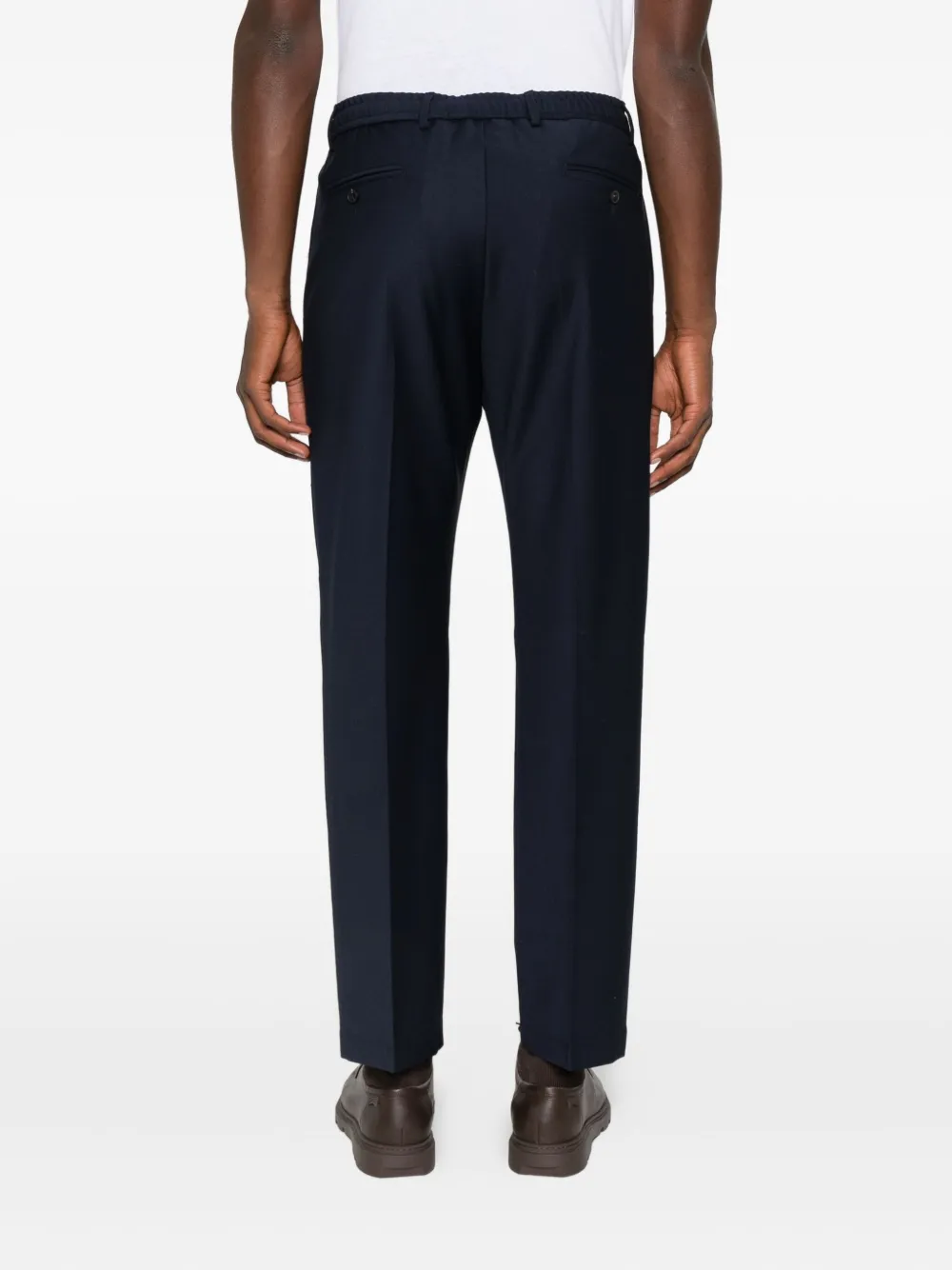 Gran Sasso Drawstring-waist Trousers In Blue