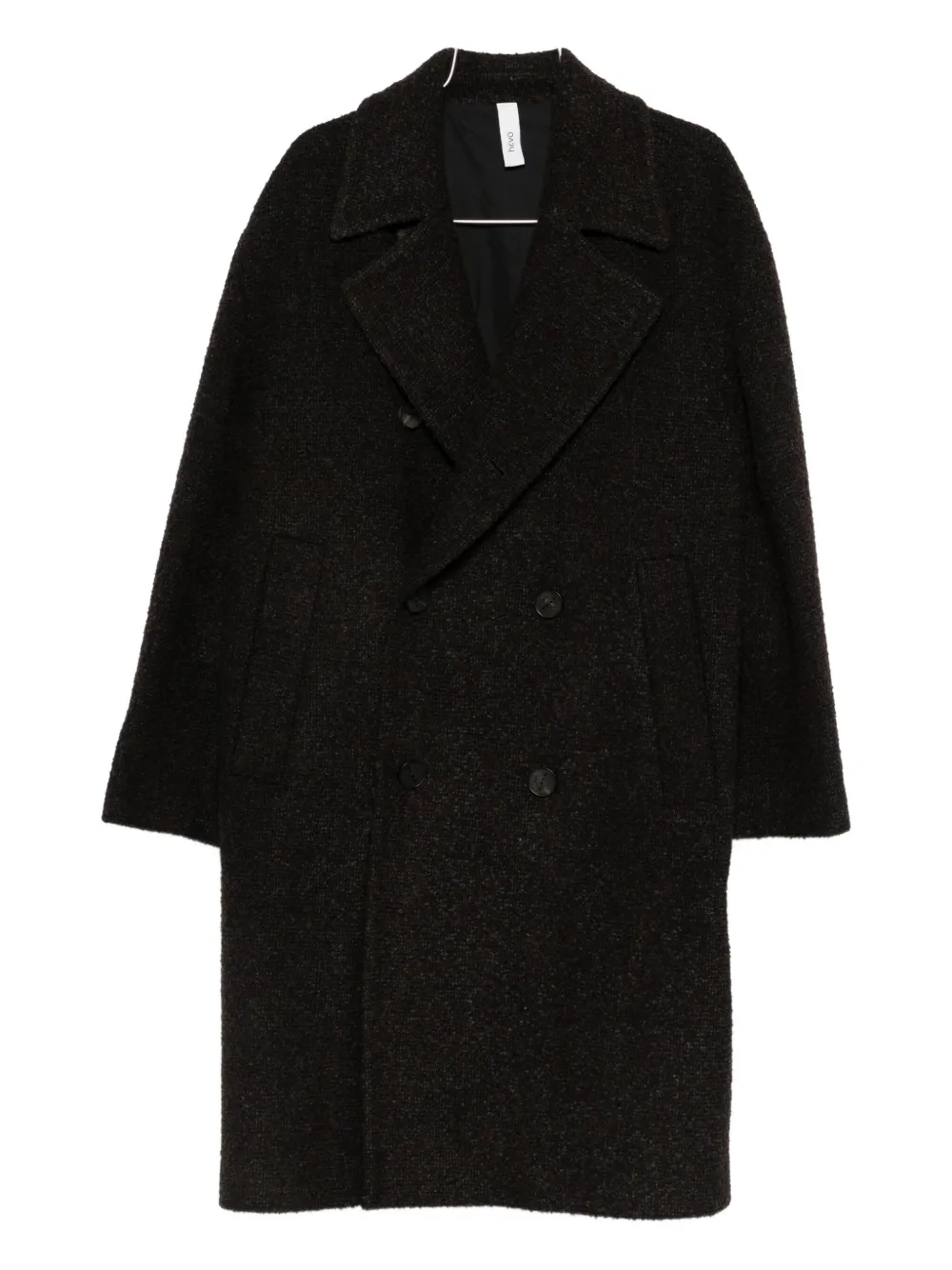 Hevo double-breasted coat | Brown | Image 1