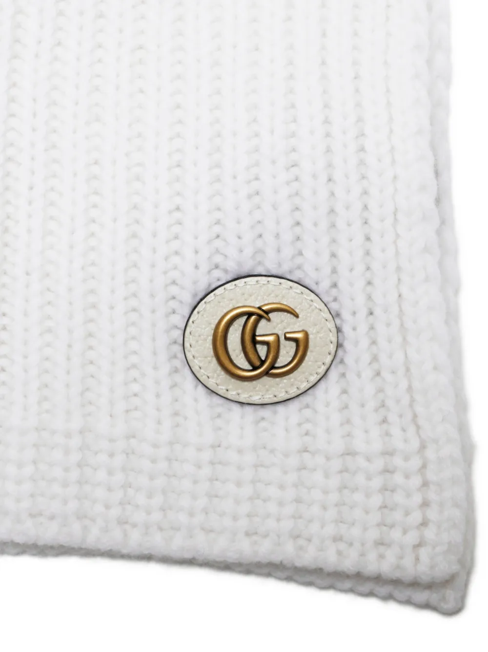 Gucci Pre-Owned 2020-2025 Double G-plaque scarf | Image 2