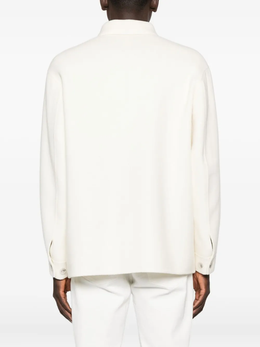 Hevo Button-down shirtjack Wit