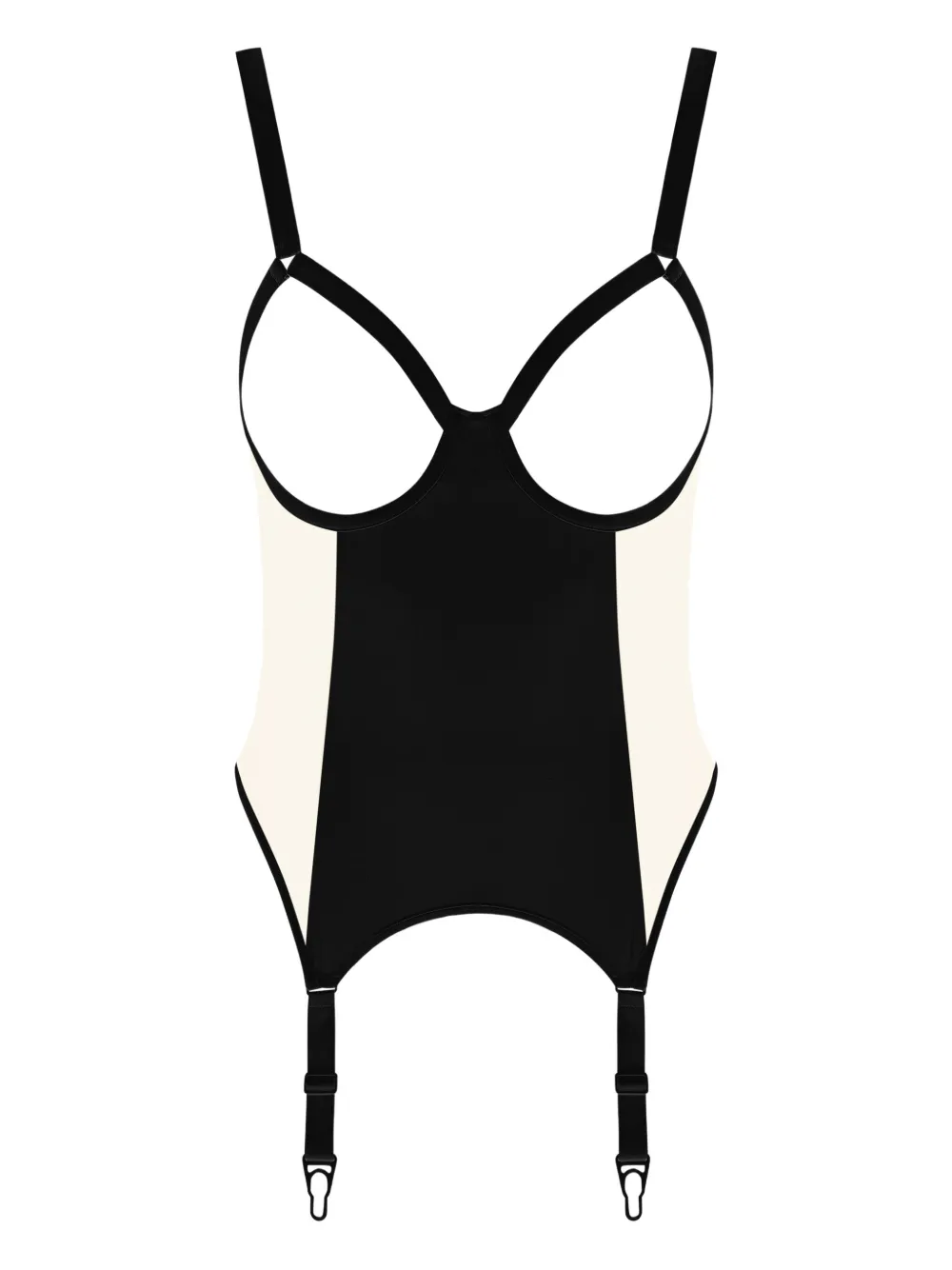 Maison Close open-bust bodysuit - ブラック Maison Close open-bust bodysuit - ブラック