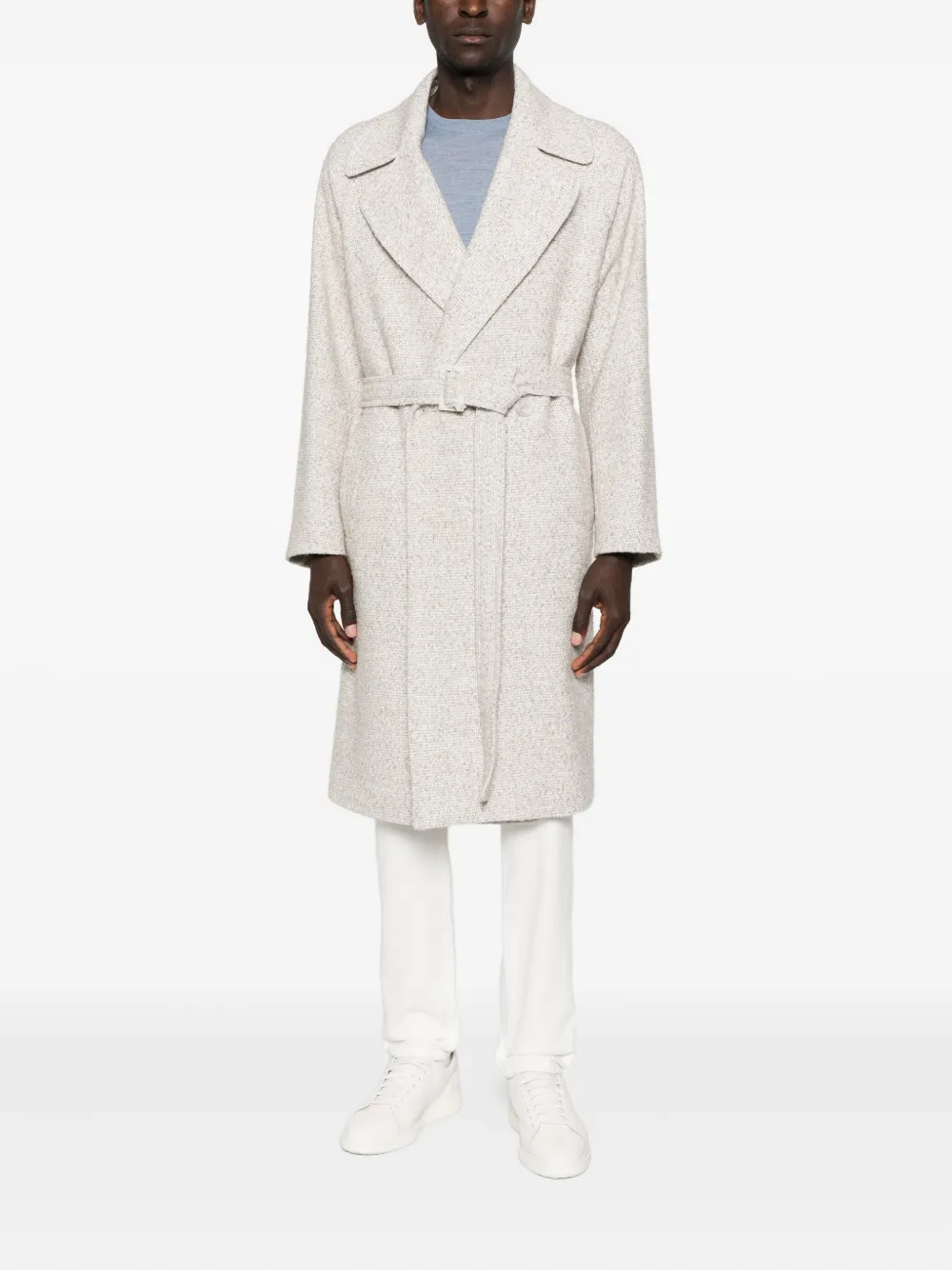 Hevo belted coat | Double Breasted Coats | Image 2