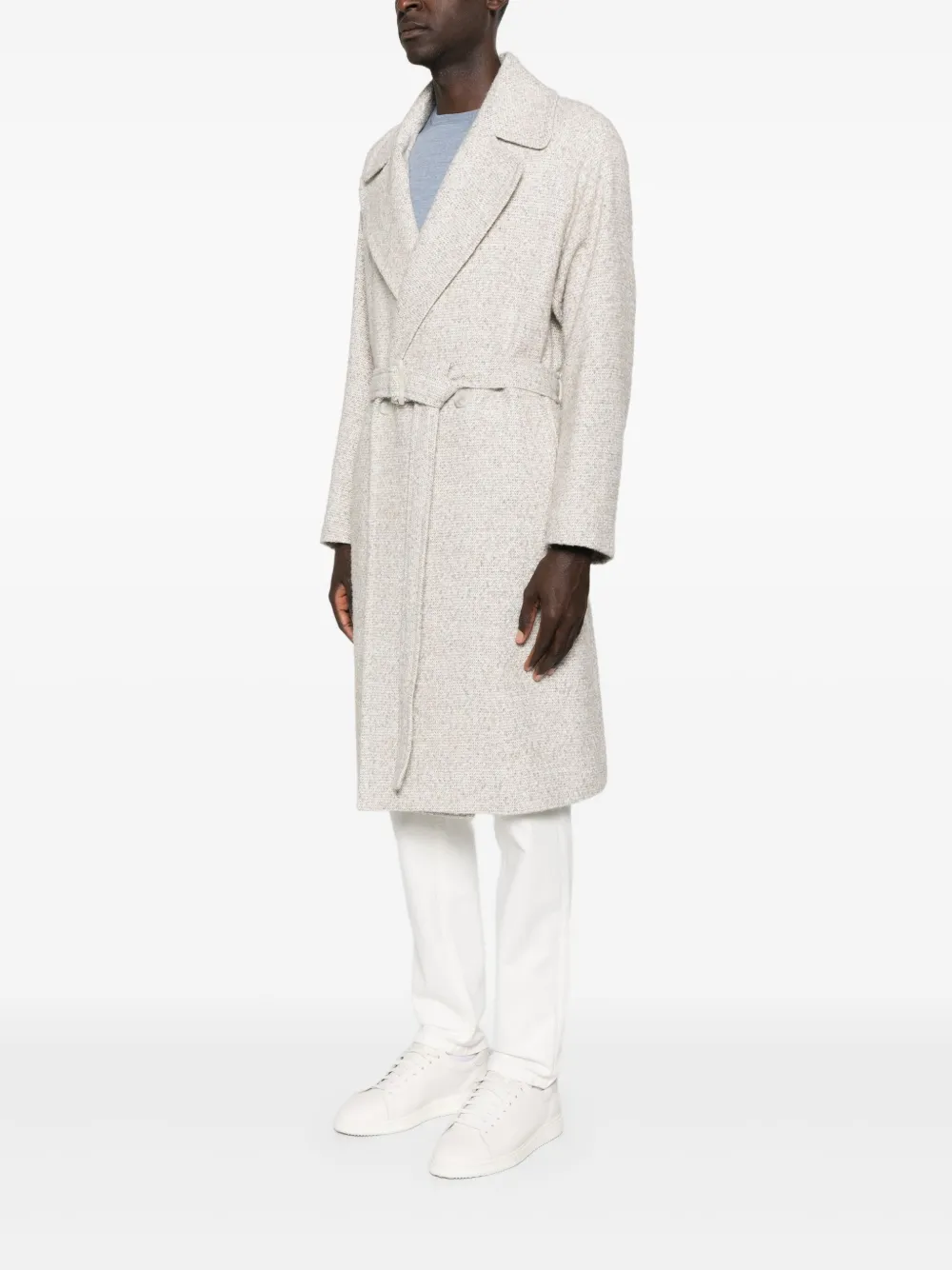 Hevo Jas met ceintuur Beige