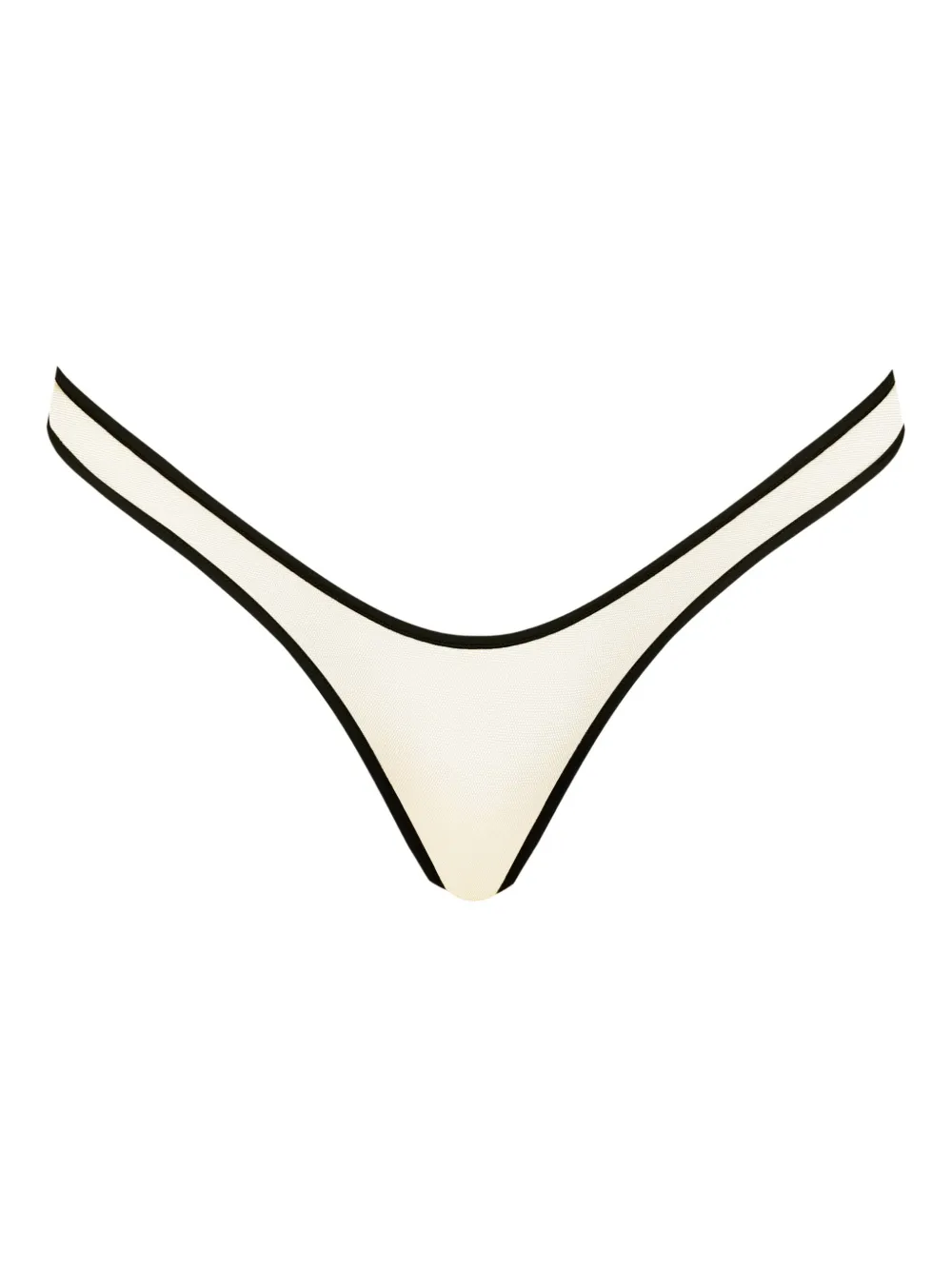 Maison Close Pure Tentation sheer thong - ブラック Maison Close Pure Tentation sheer thong - ブラック