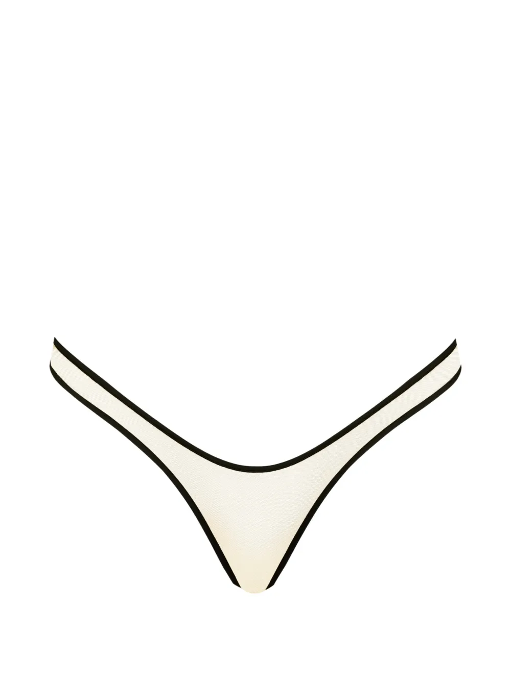 Maison Close Pure Tentation sheer thong - Nero