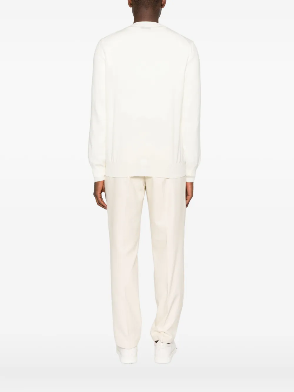 Gran Sasso Virgin-wool Cardigan In White