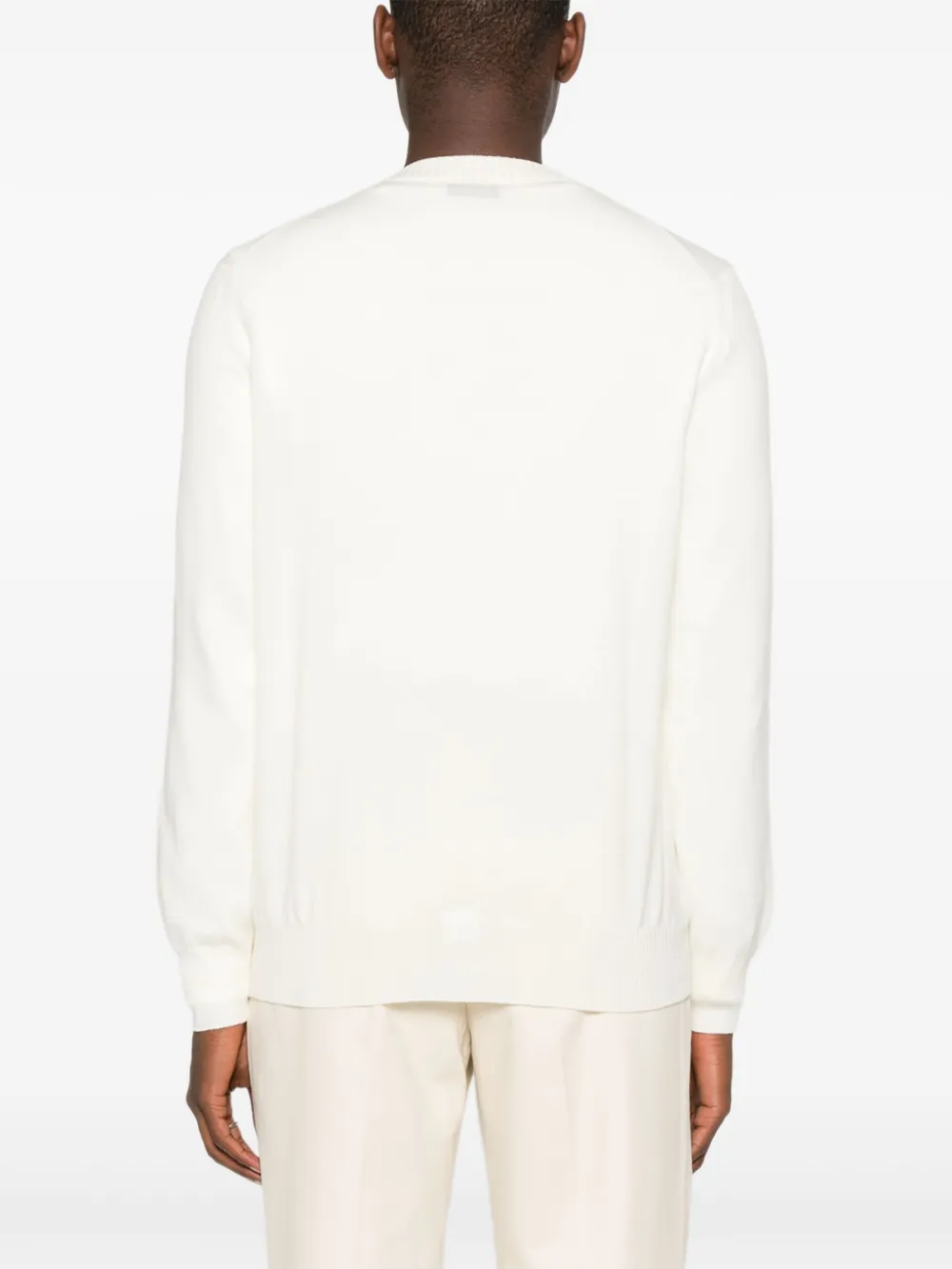 Gran Sasso Vest van scheerwol Wit