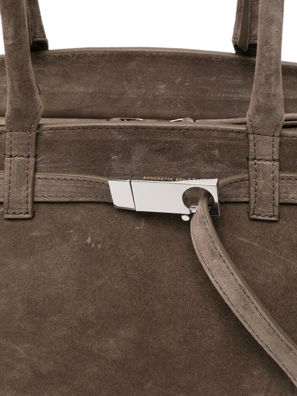 Benedetta Bruzziches Rugzak met logopatch Bruin