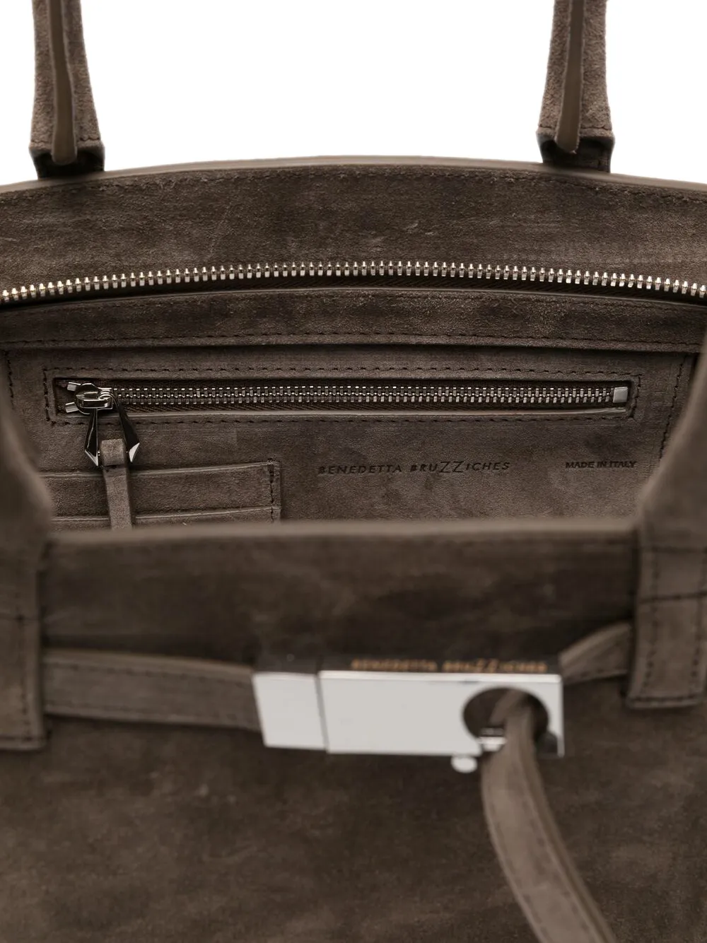 Benedetta Bruzziches Rugzak met logopatch Bruin