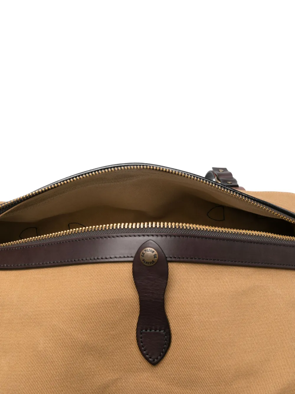 Filson Medium Rugged Twill Duffle Bag Tan In Brown