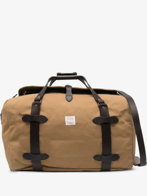 Filson Reisetasche mit Lederbesatz