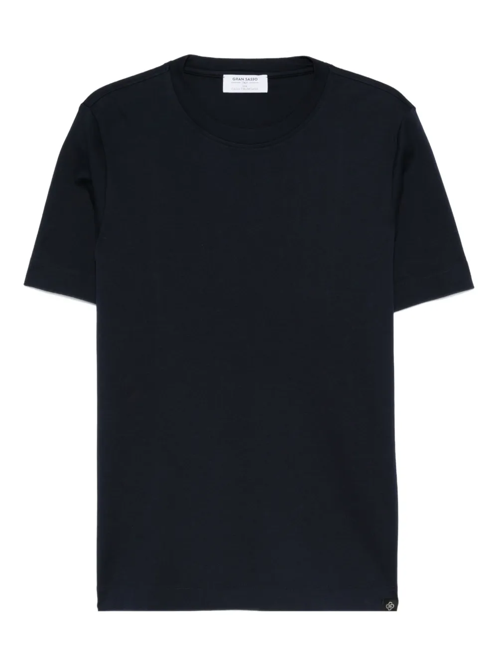 Gran Sasso crew-neck cotton T-shirt | Blue | Image 1