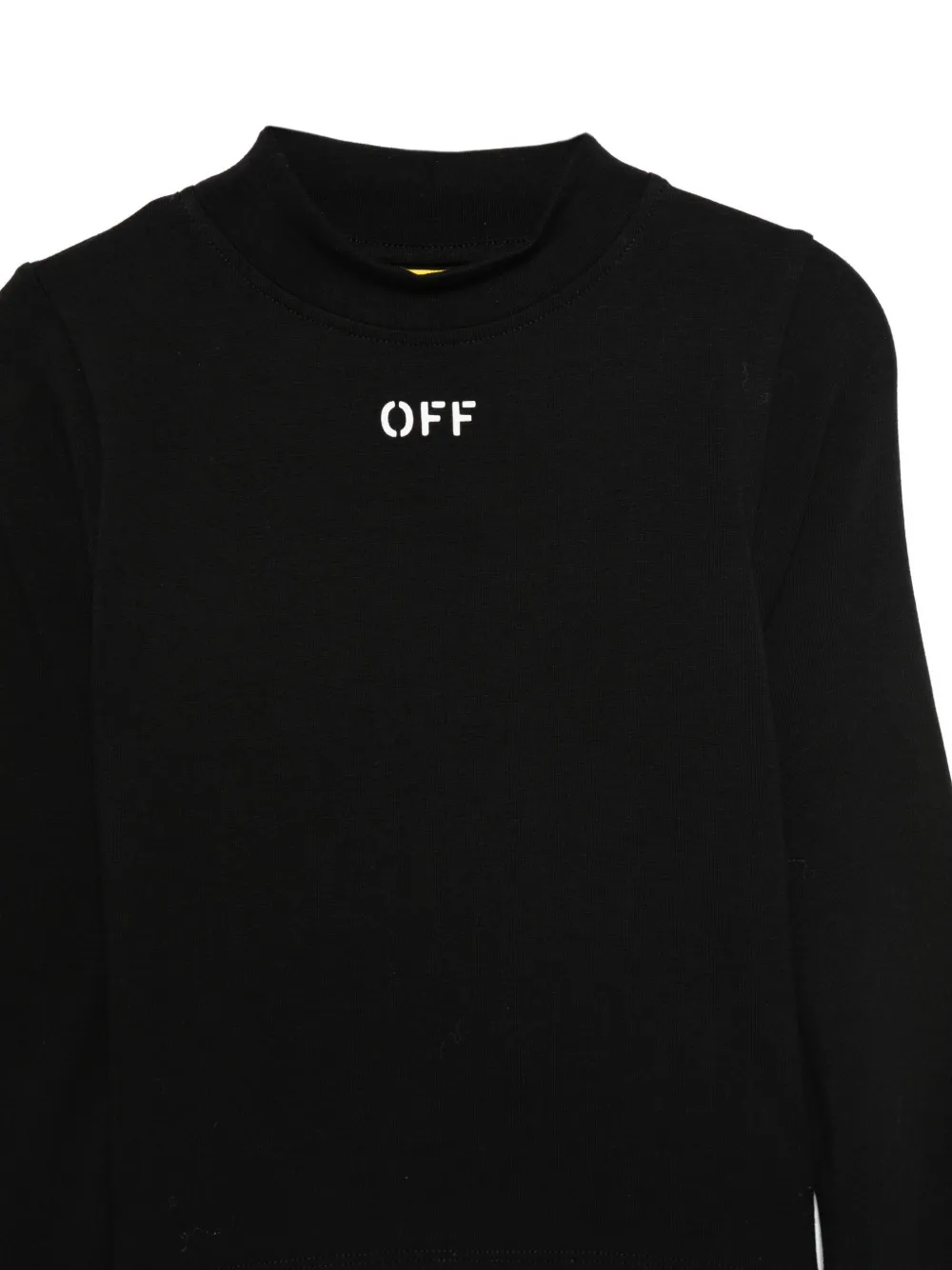 Off-White Kids T-shirt met logoprint Zwart