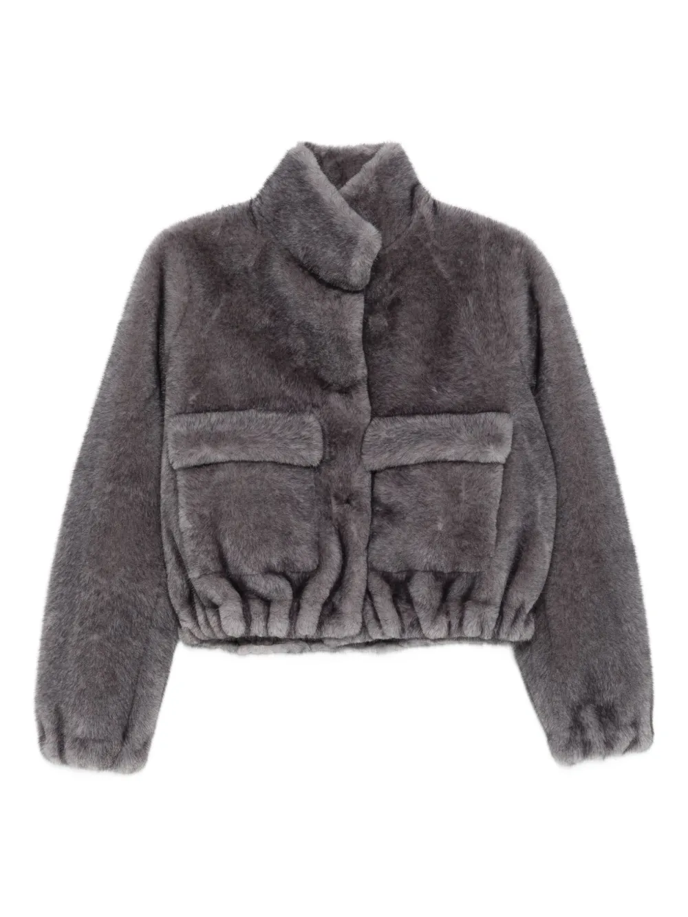 VALENTINI 1972 faux-fur jacket | Grey | Image 1