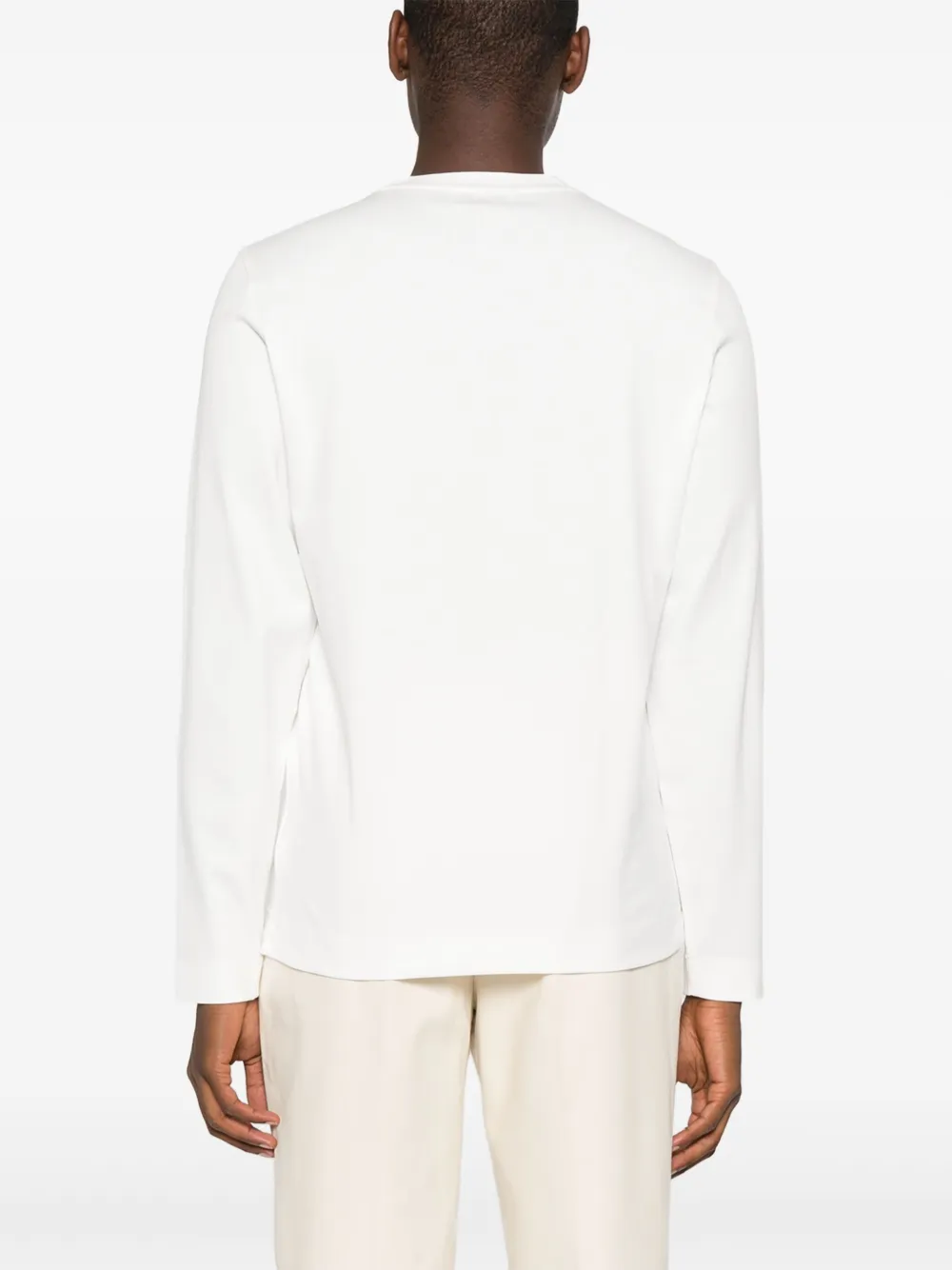 Gran Sasso T-shirt met lange mouwen Wit