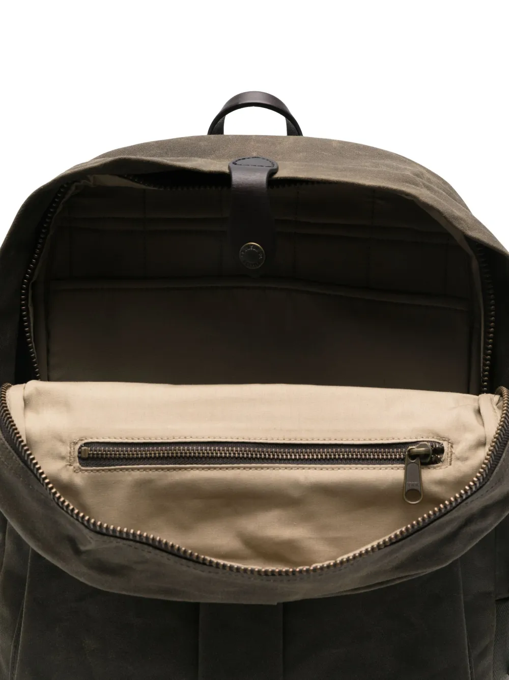 Filson Tin Cloth Journeyman Backpack Otter Green In Green