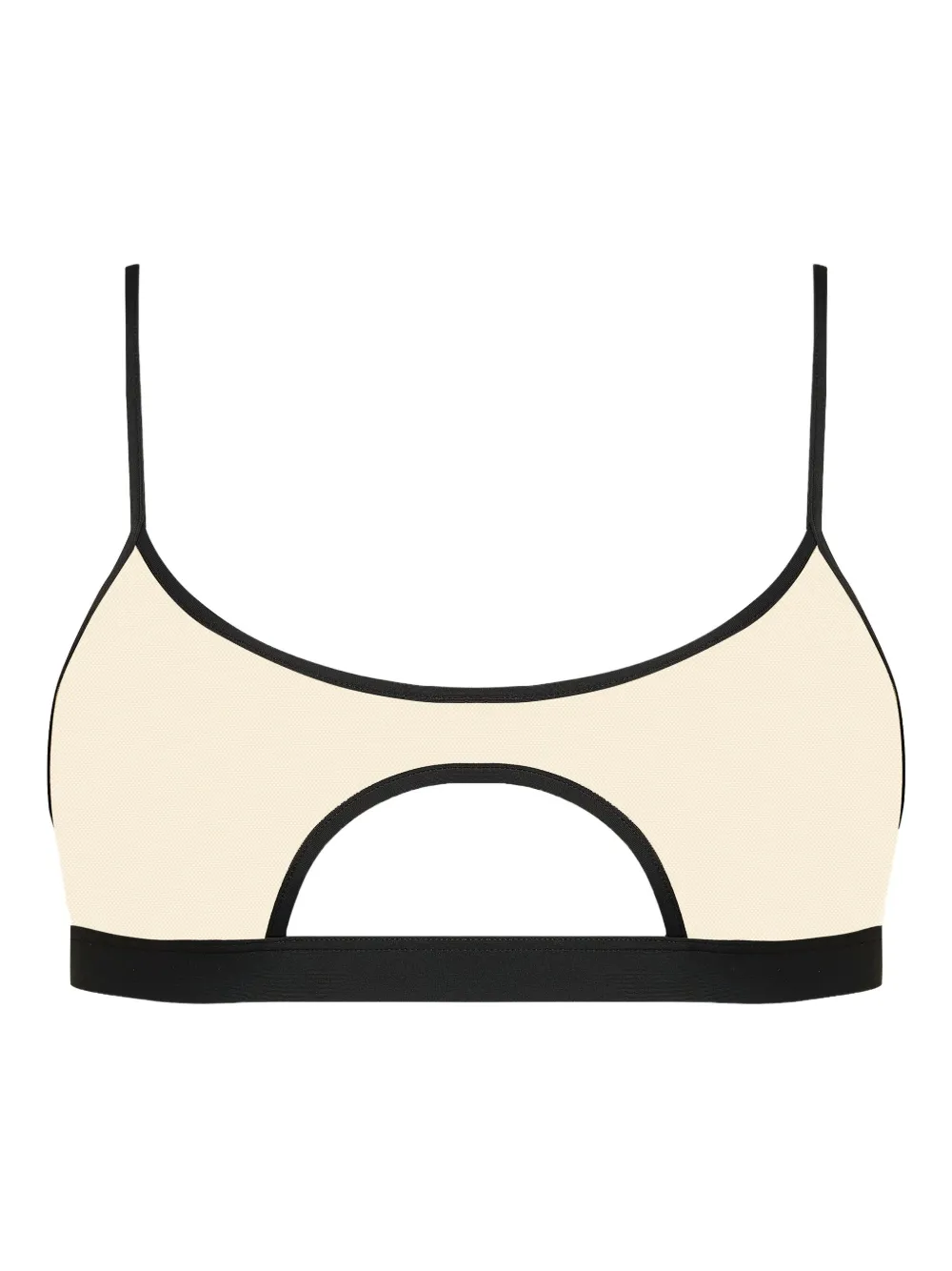 Maison Close keyhole-detail bra - ブラック Maison Close keyhole-detail bra - ブラック