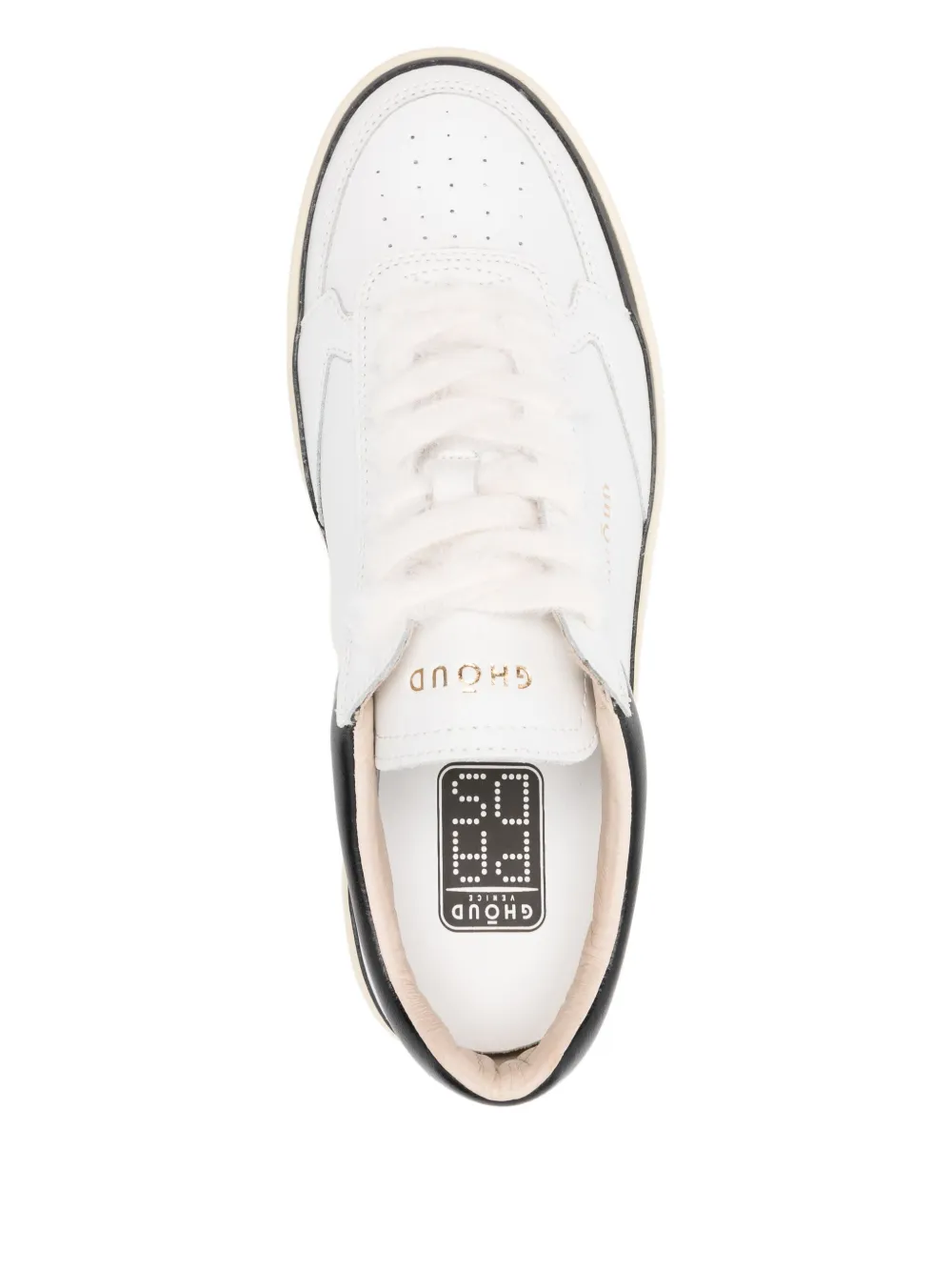 Ghoud Pads Panelled Sneakers In White