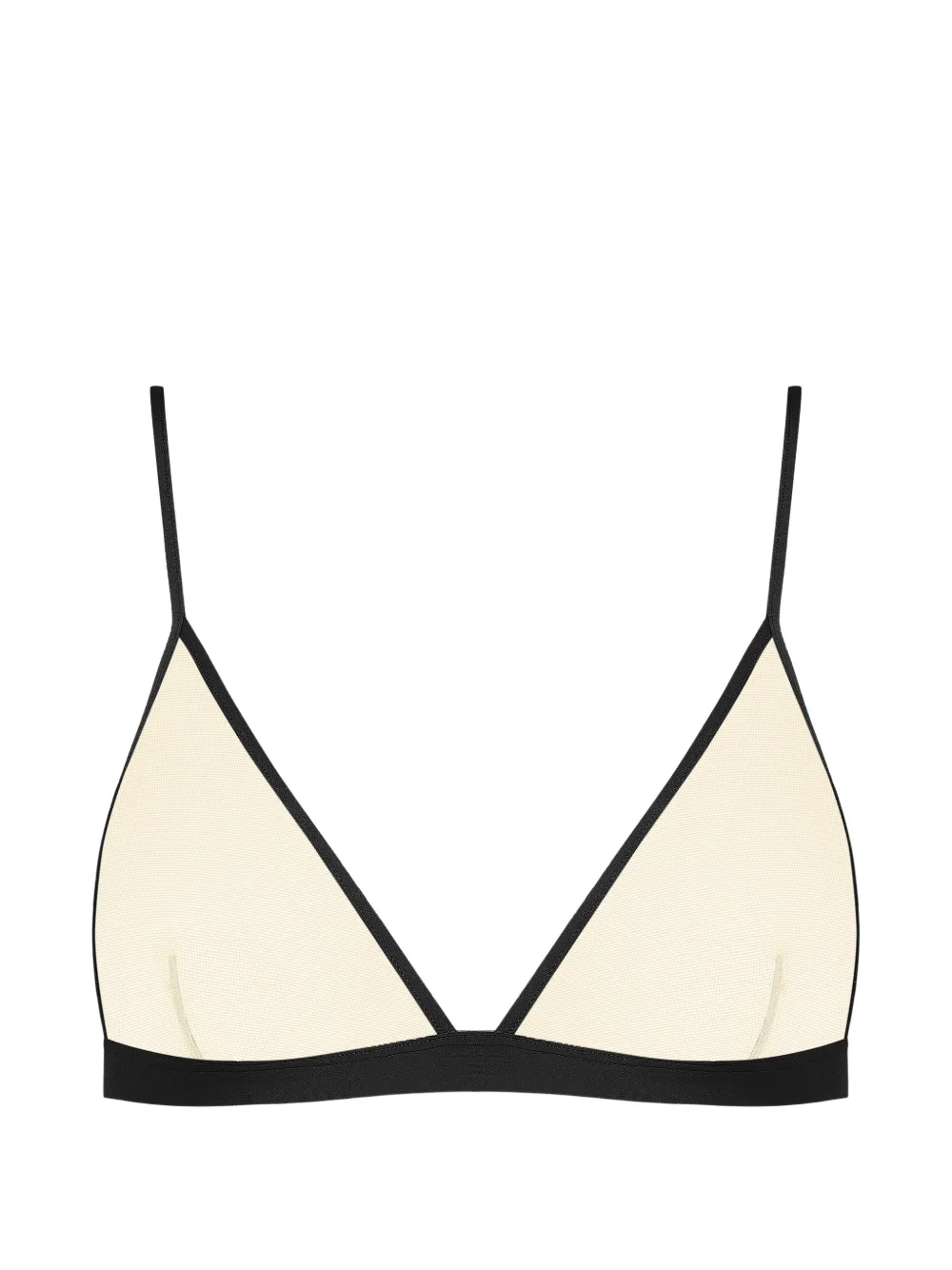 Maison Close triangle-mesh bra - Nero