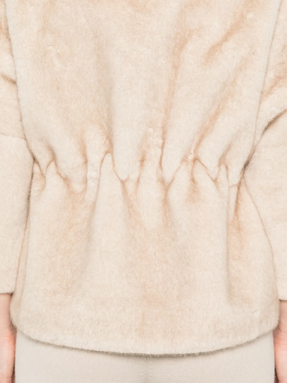 Valentini 1972 Funnel-neck Jacket In Neutral