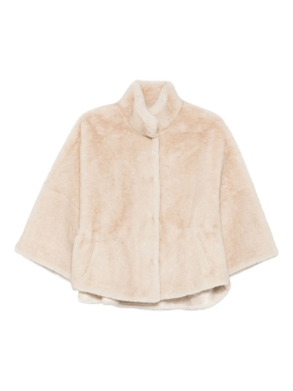VALENTINI 1972 funnel-neck jacket - ニュートラル VALENTINI 1972 funnel-neck jacket - ニュートラル