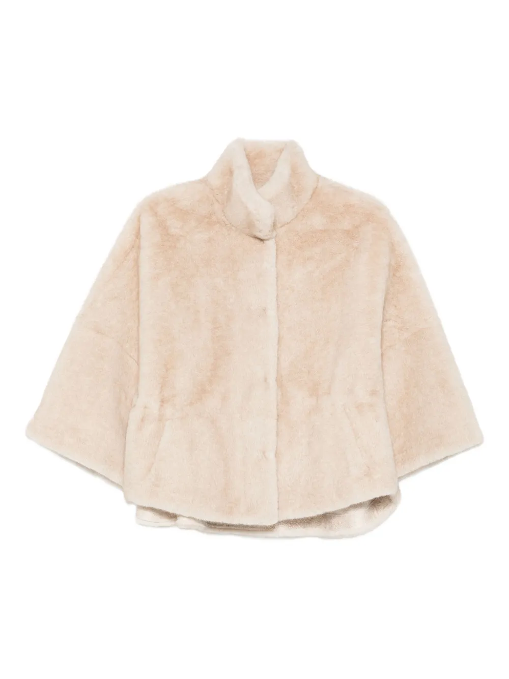VALENTINI 1972 funnel-neck jacket | Neutrals | Image 1