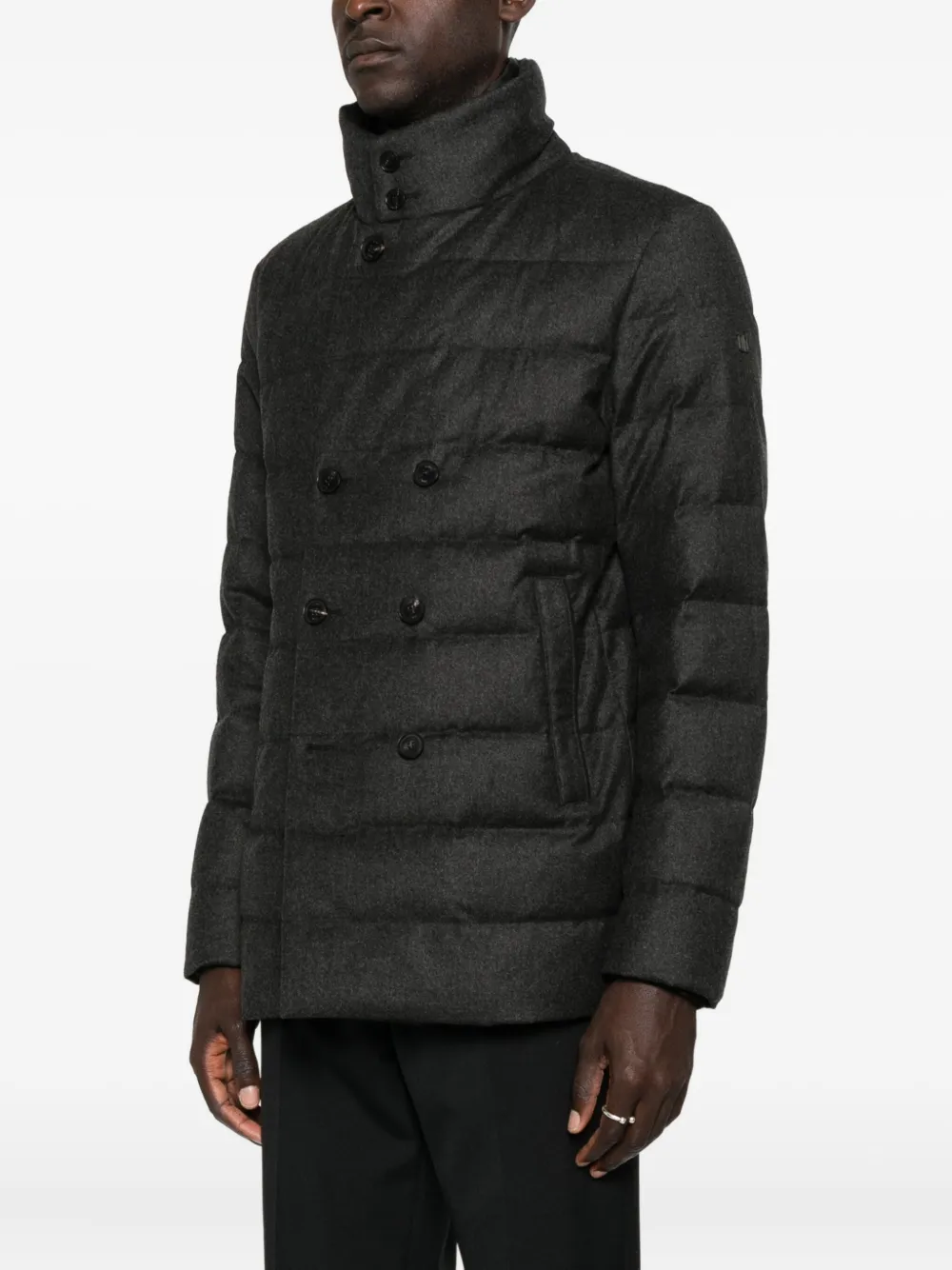  Duno Button-down Padded Jacket - Grey 