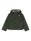 K Way Kids hooded corduroy jacket - Green