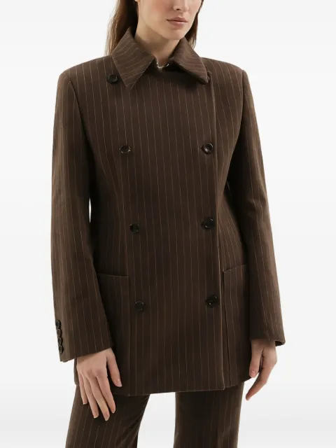1989 STUDIO double-breasted pinstripe blazer