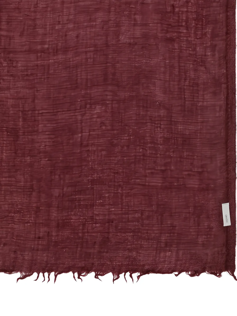 Destin frayed scarf - Rood