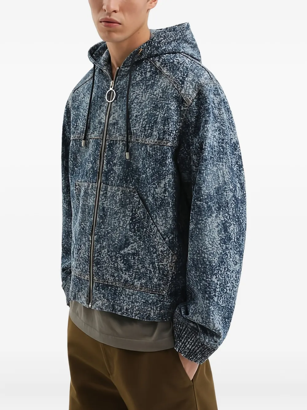 1989 Studio Hooded Zip Jacket In Multi