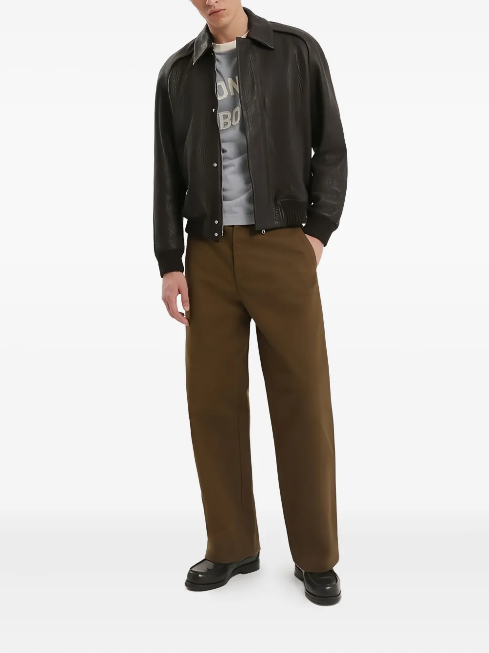 1989 STUDIO press-stud leather jacket | Leather Jackets | Image 2