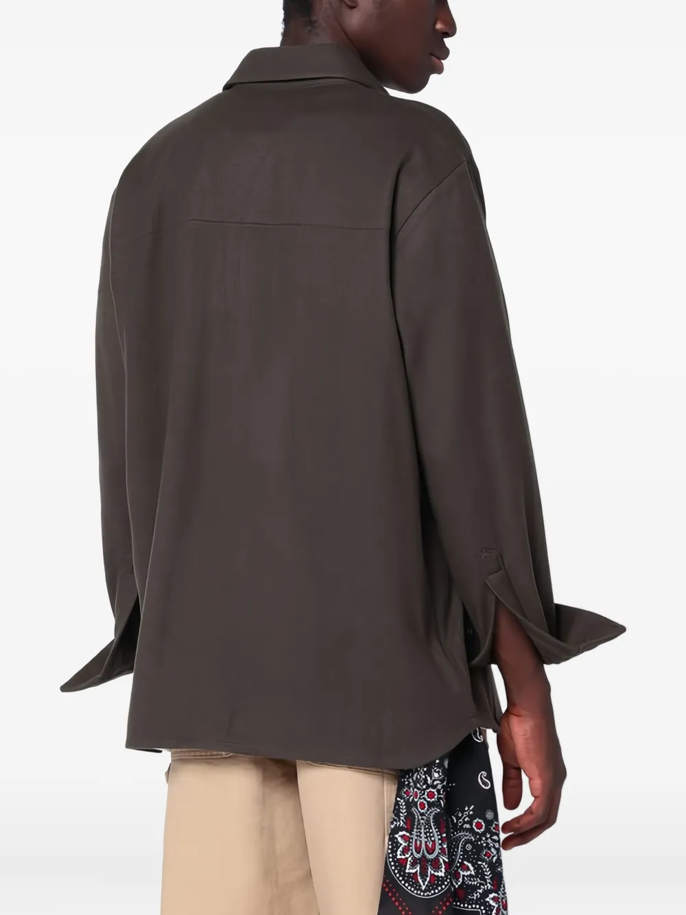  Destin Camicia Con Taschino - Marrone 