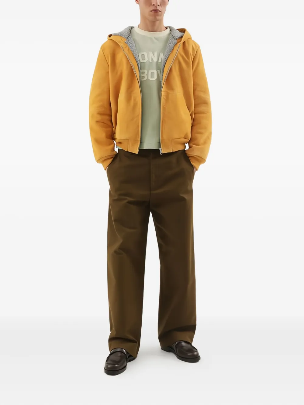 1989 STUDIO cotton trousers - Bruin