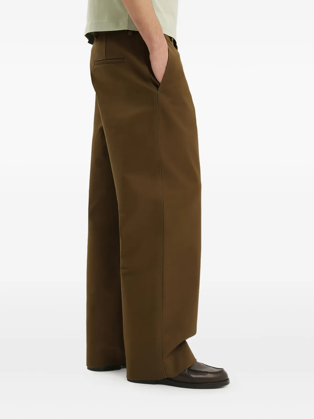 1989 STUDIO Katoenen broek Bruin