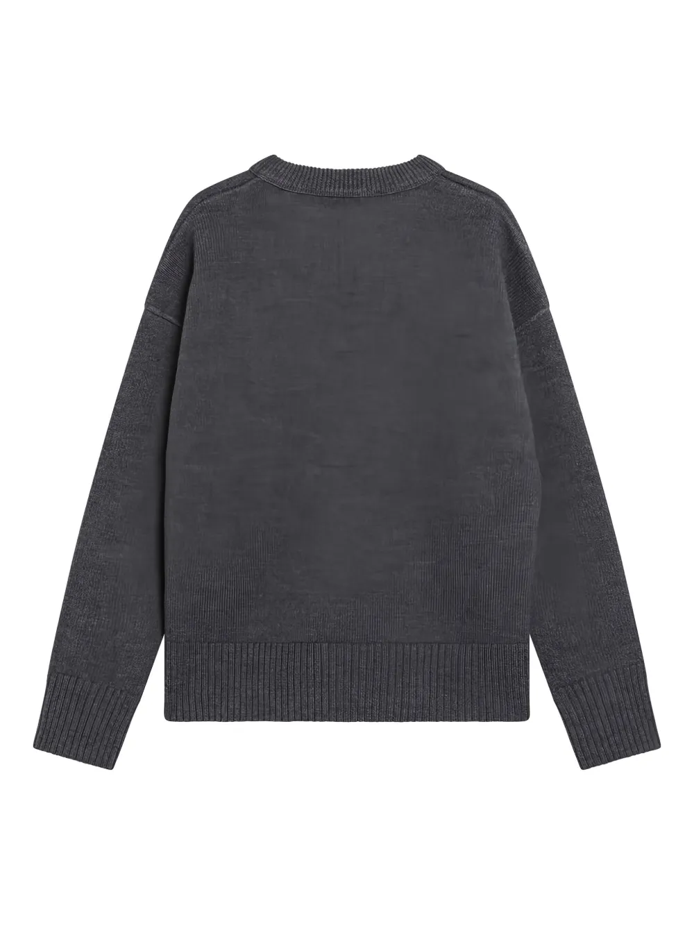 AMI Paris Ami de Coeur katoenen trui - Grijs